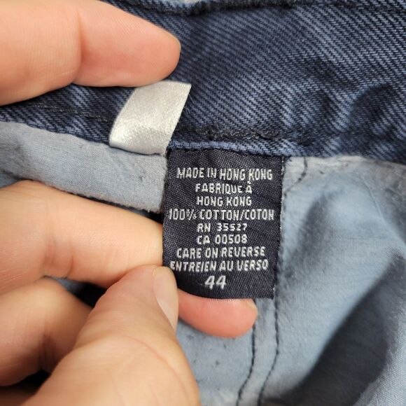 MARITHE FRANCOIS GIRBAUD Baggy Double Knee Denim Blue Jeans Big Pockets SIZE 44 - Picture 10 of 15